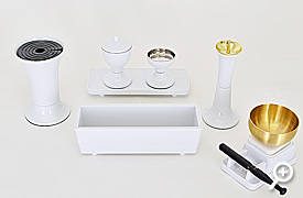 創価学会専用仏具 PCエール7 ホワイト仏具