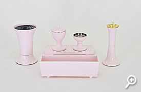 創価学会専用仏具 『 PCエール7 ピンク仏具』