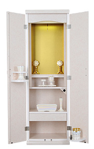 創価学会専用オリジナル家具調仏壇 スモール・ピンク01