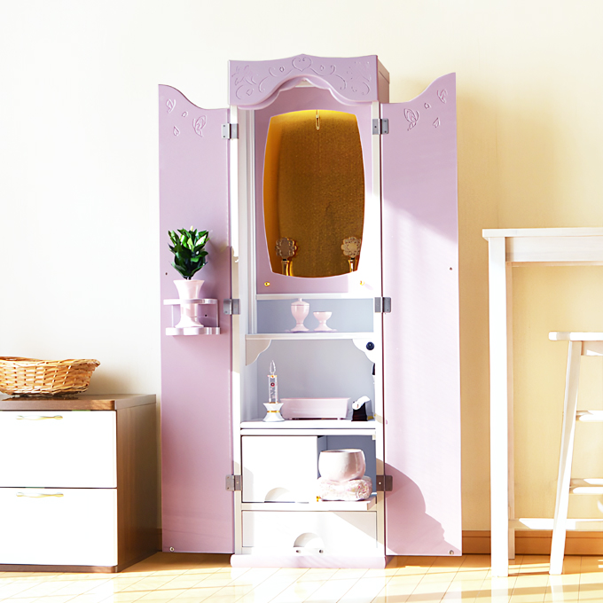 家具調仏壇 ティアラ ピンクパープル | 創価学会仏壇＆仏具専門店 SGI仏壇