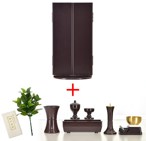 コンパクト仏壇 新ブック型 ウォールナット | 創価学会仏壇＆仏具専門