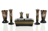 幸型コハクボカシかすみ桜彫金