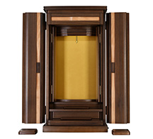 上置きコンパクト仏壇 ビアンコ ダーク 上置き | 創価学会仏壇＆仏具